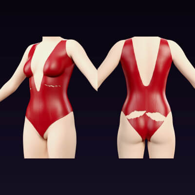 Torn Bathing Suit for G9 G8F G8M