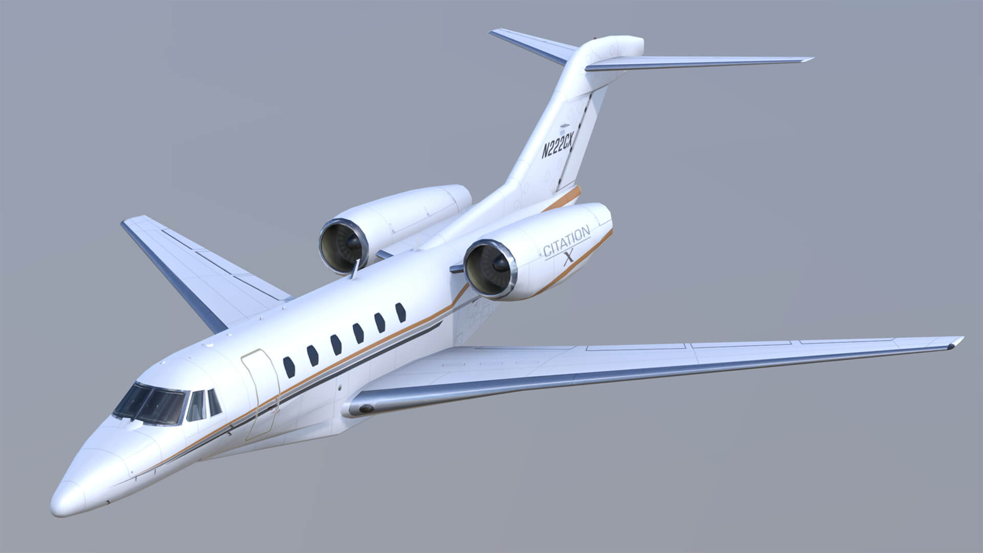Cessna 750 Citation X 3D Model by Autoflex