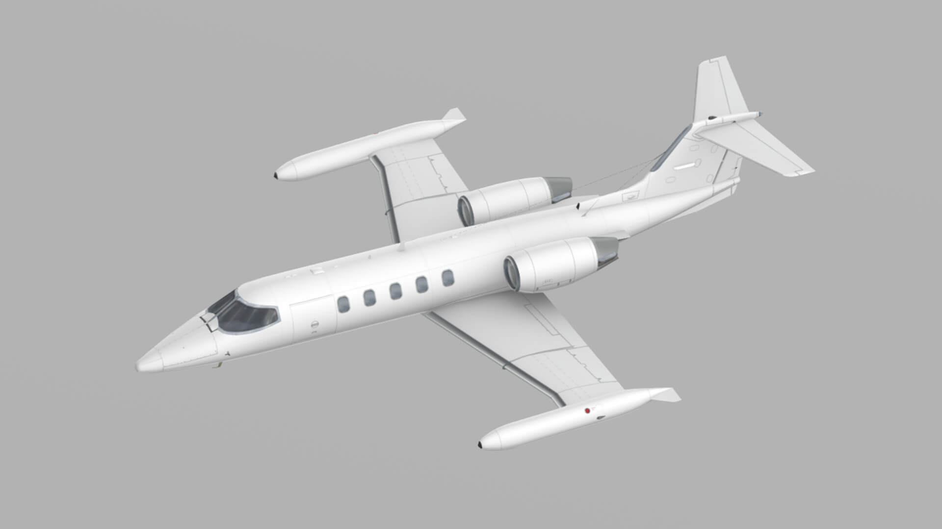 Learjet C-21A 3D Model by Autoflex
