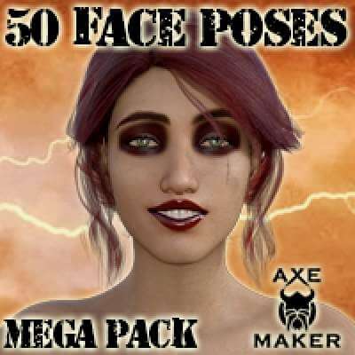 50 Faces Expression Pose Pack