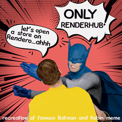 Batman and Robin Meme by Axe Maker