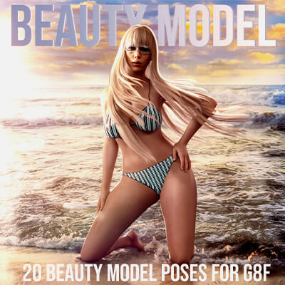 Beauty Model Volume 10 - Pose Pack by Axe Maker