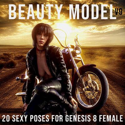 Beauty Model Volume 9 - Pose Pack by Axe Maker