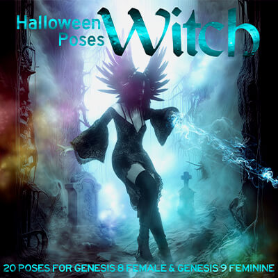 Halloween Witch - Pose Pack