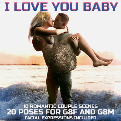 I Love You Baby - Pose Pack