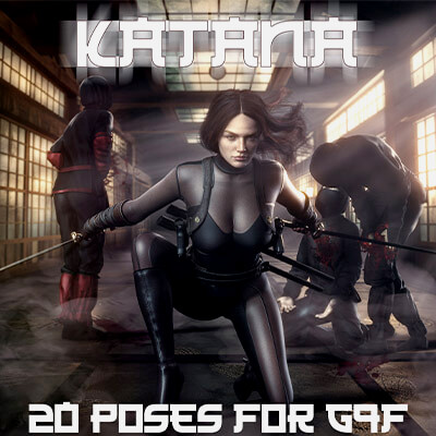 Katana Poses G9 - Pose Pack
