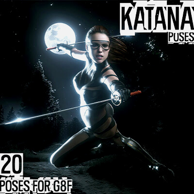 Katana Poses - Pose Pack by Axe Maker