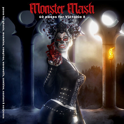 Monster Mash Poses for Victoria 8 by Axe Maker