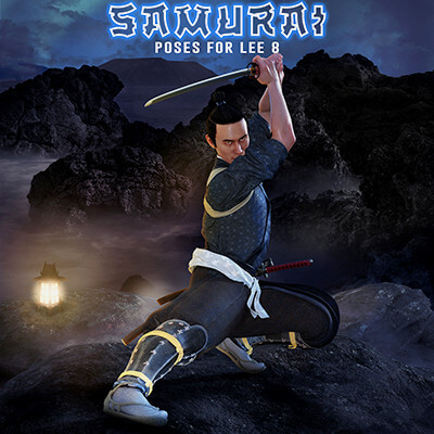 Samurai Poses for Lee 8