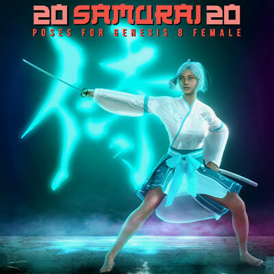 Samurai Poses Genesis 8 Female
