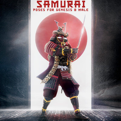 Samurai Poses Genesis 8 Male