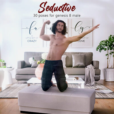Seductive Poses - Genesis 8 Male