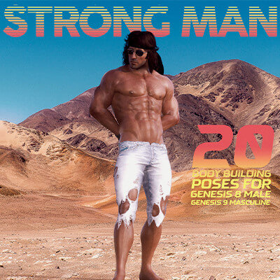 Strong Man Pose Pack by Axe Maker