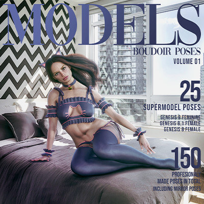 Super Model Boudoir Poses Vol 1