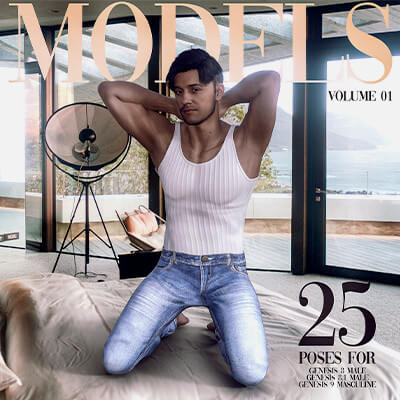 SuperModel Male Poses Vol 1
