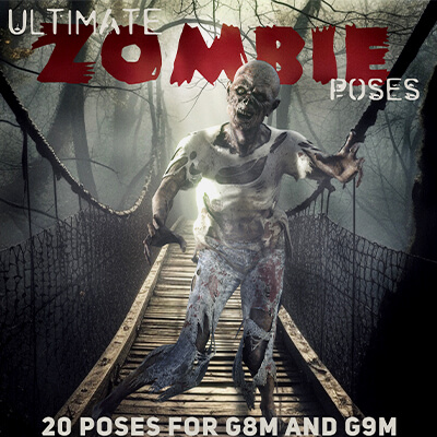 Ultimate Zombie Male - Pose Pack by Axe Maker