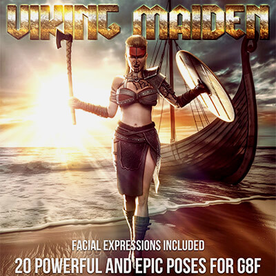 Viking Maiden - Pose Pack