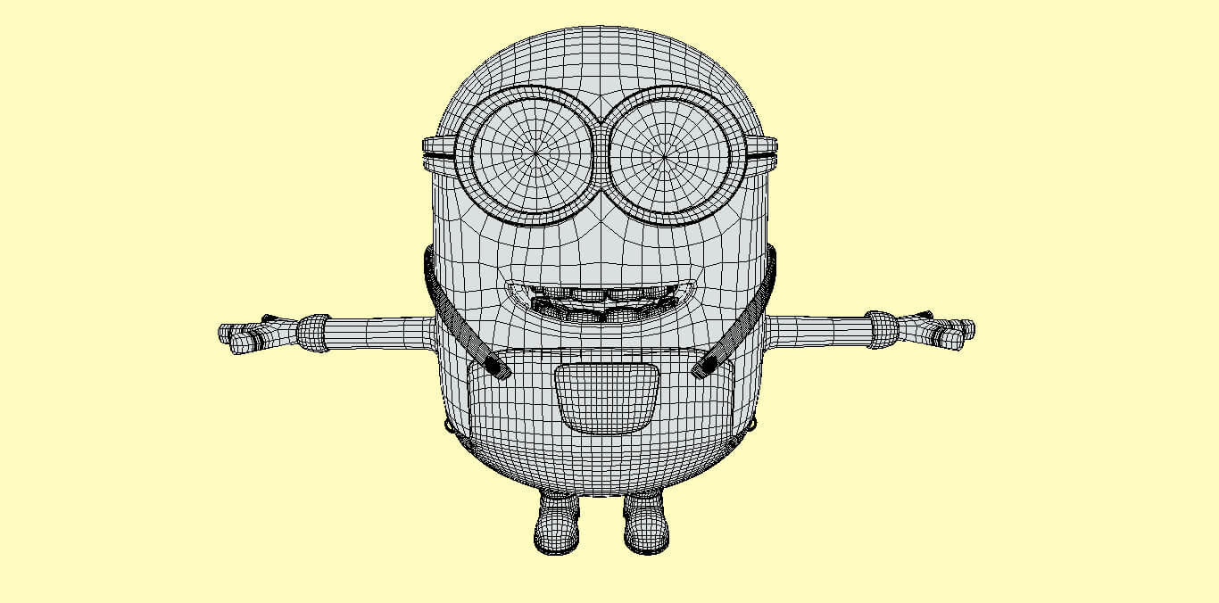 Minions Bob Character - 3D Model by azinkey