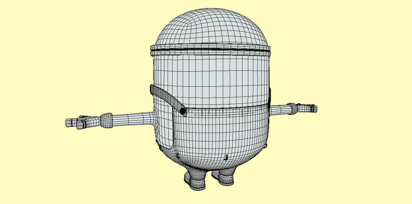 Minions Bob Character - 3D Model by azinkey