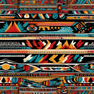 Aztec Allure - Seamless Repeat Patterns for Creative Project Stock ...
