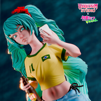 Brazilian Hatsune Miku Semi realistic version - Harkonim