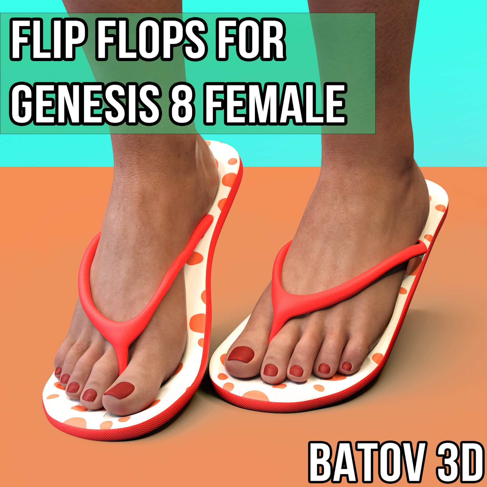 Flip Flops For Genesis 8 Female Daz Content By Batov3D flip-flops-for-genesis-8-female-daz-content-by-batov3d