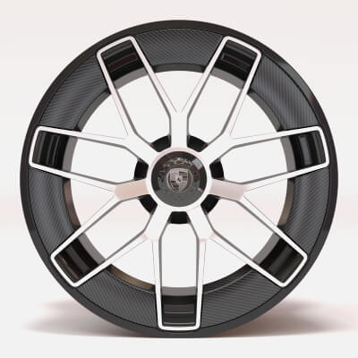 911 Turbo Carbon Fiber Blades Rim