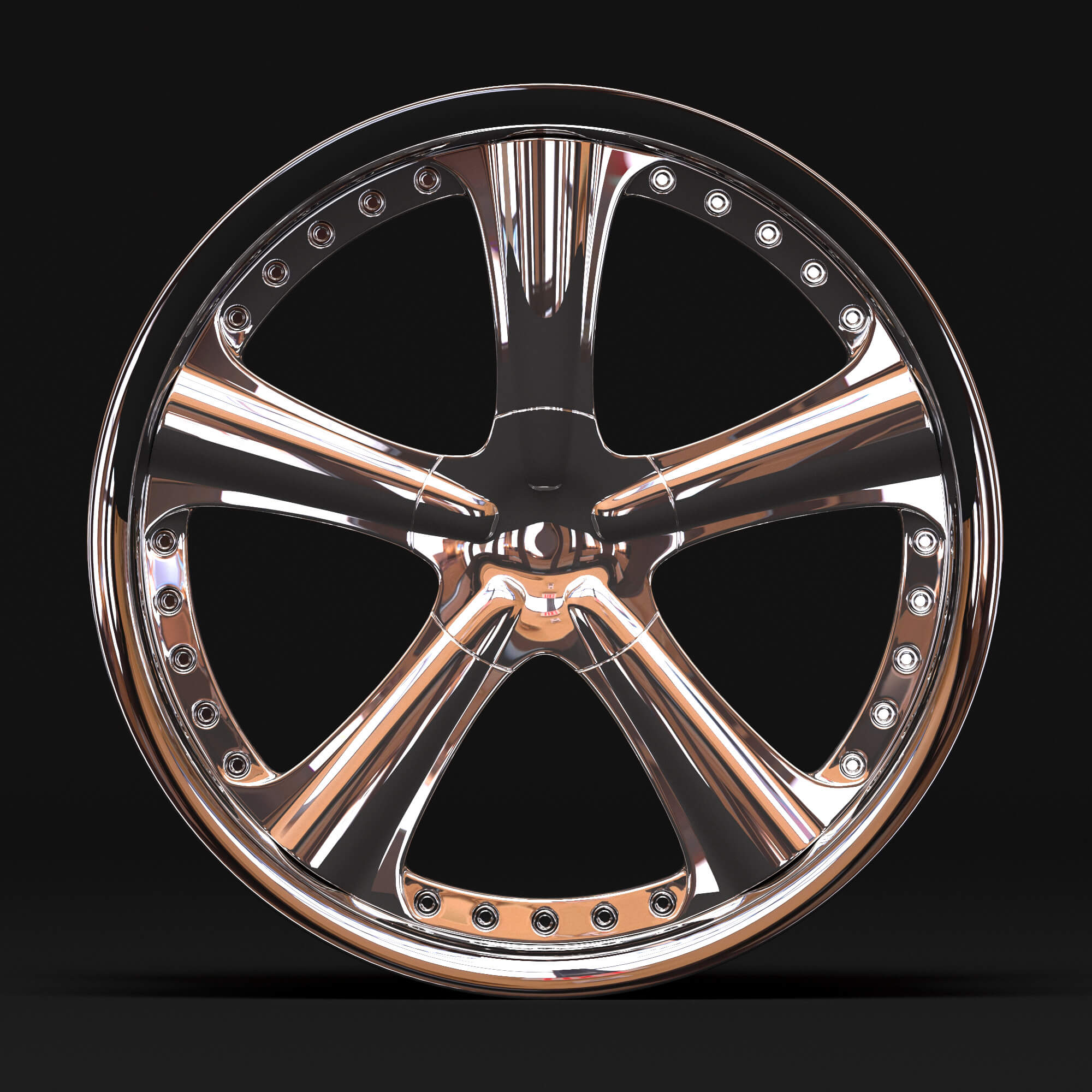 AME Modelart 3PC Wheels - 3D Print Model by bayazoff