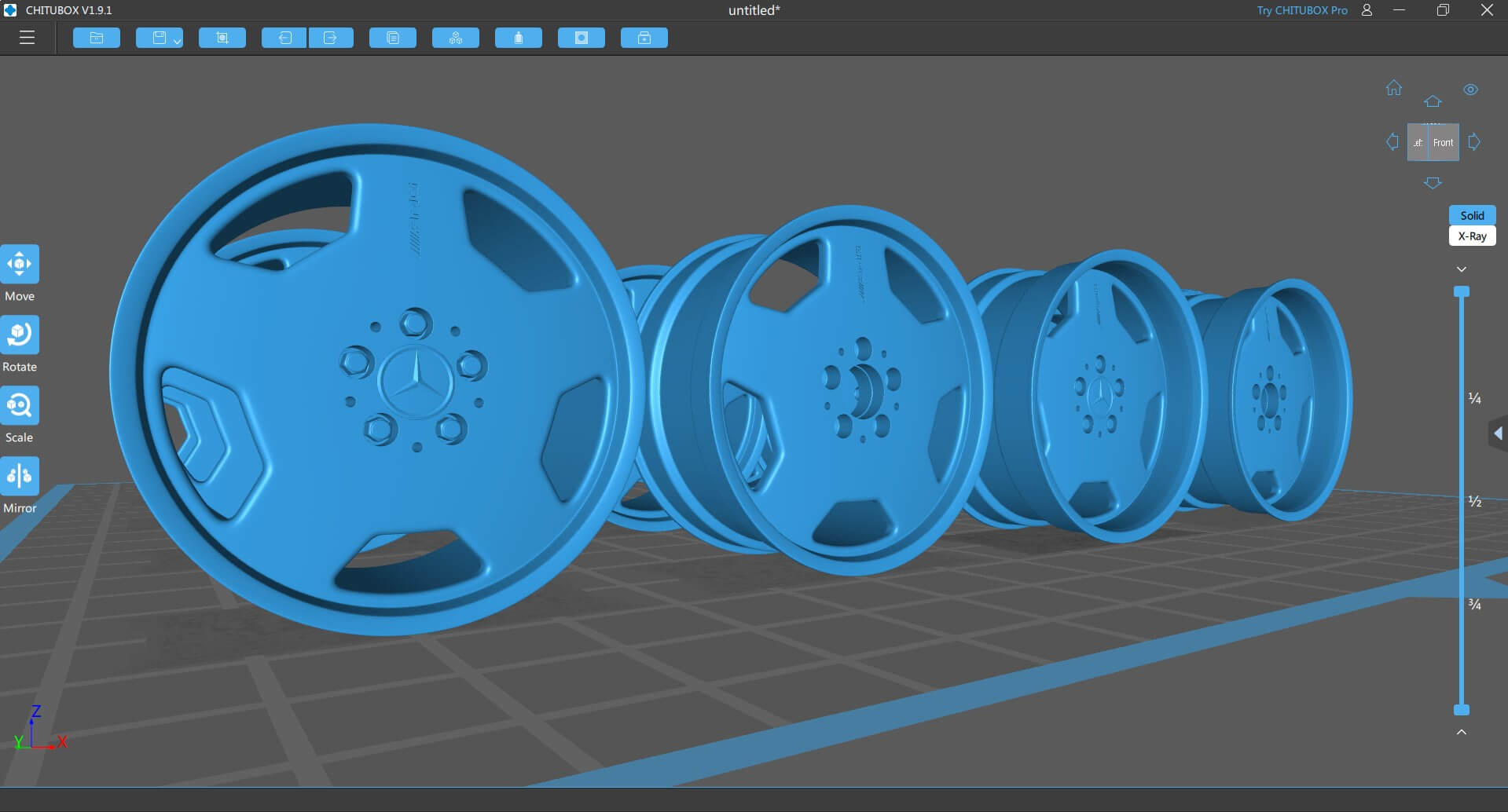 AMG Monoblock Aero 2 - 3D Print Model by bayazoff