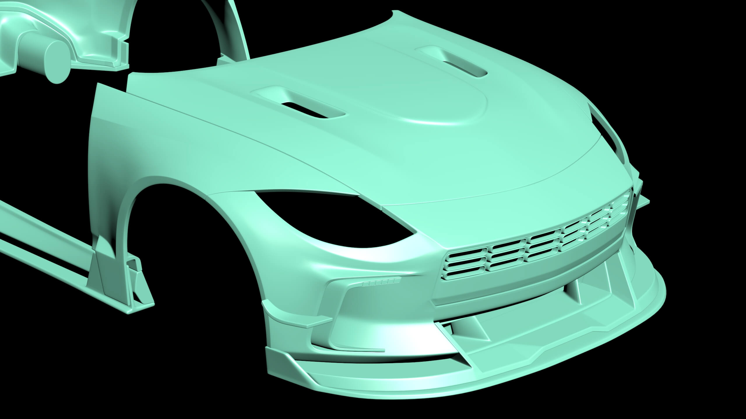 Avante Nissan Z Kit 3D Print Model by bayazoff