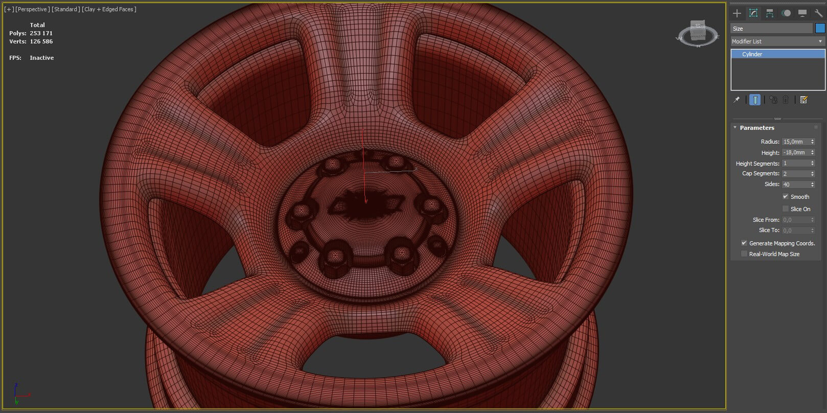 Chevy Tahoe 2021 Police Rim Printable - 3D Model by bayazoff