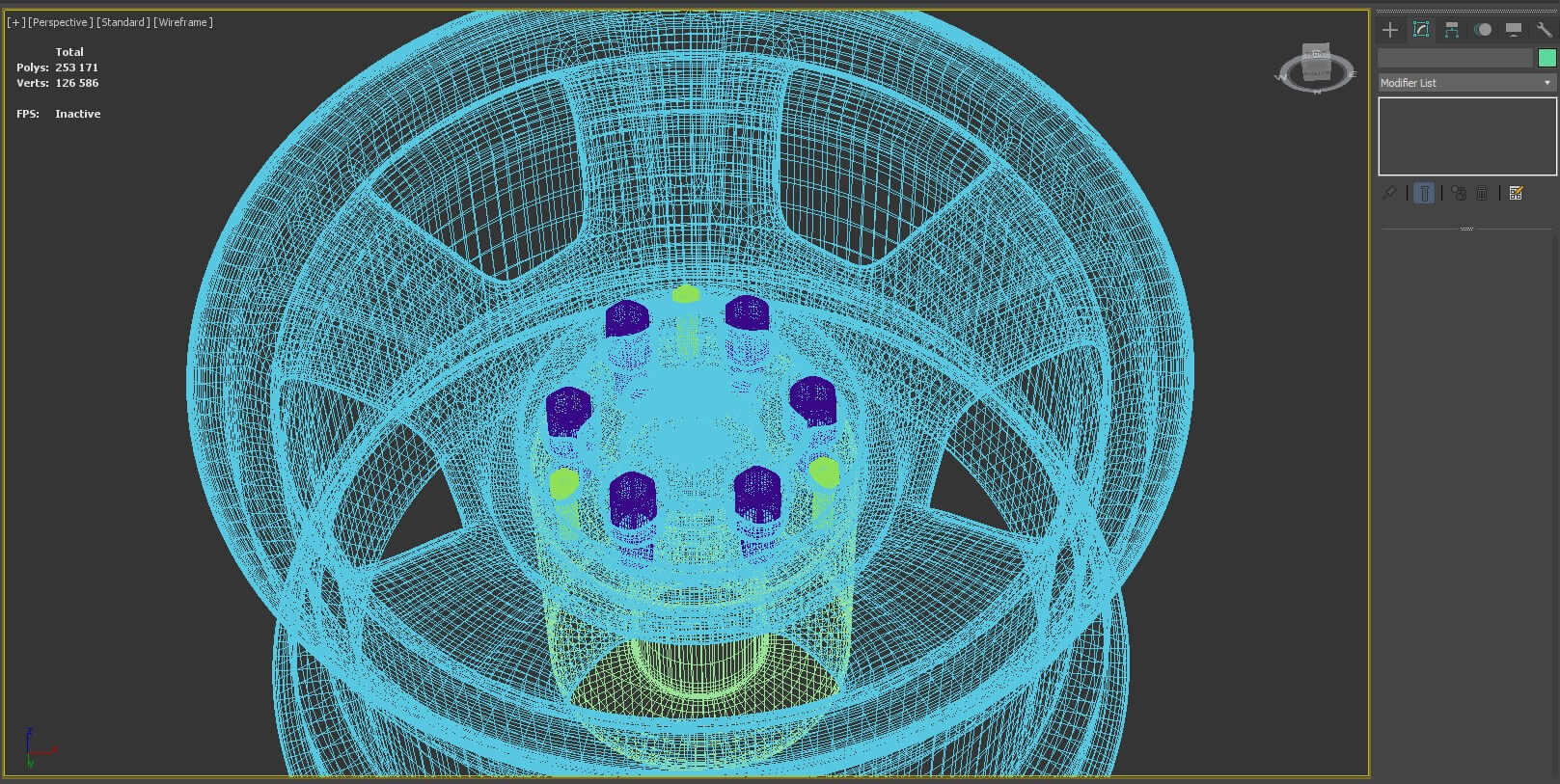 Chevy Tahoe 2021 Police Rim Printable - 3D Model by bayazoff