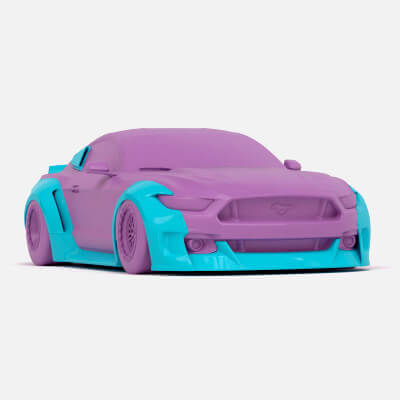 Clinched Flares 2015 Mustang Body Kit