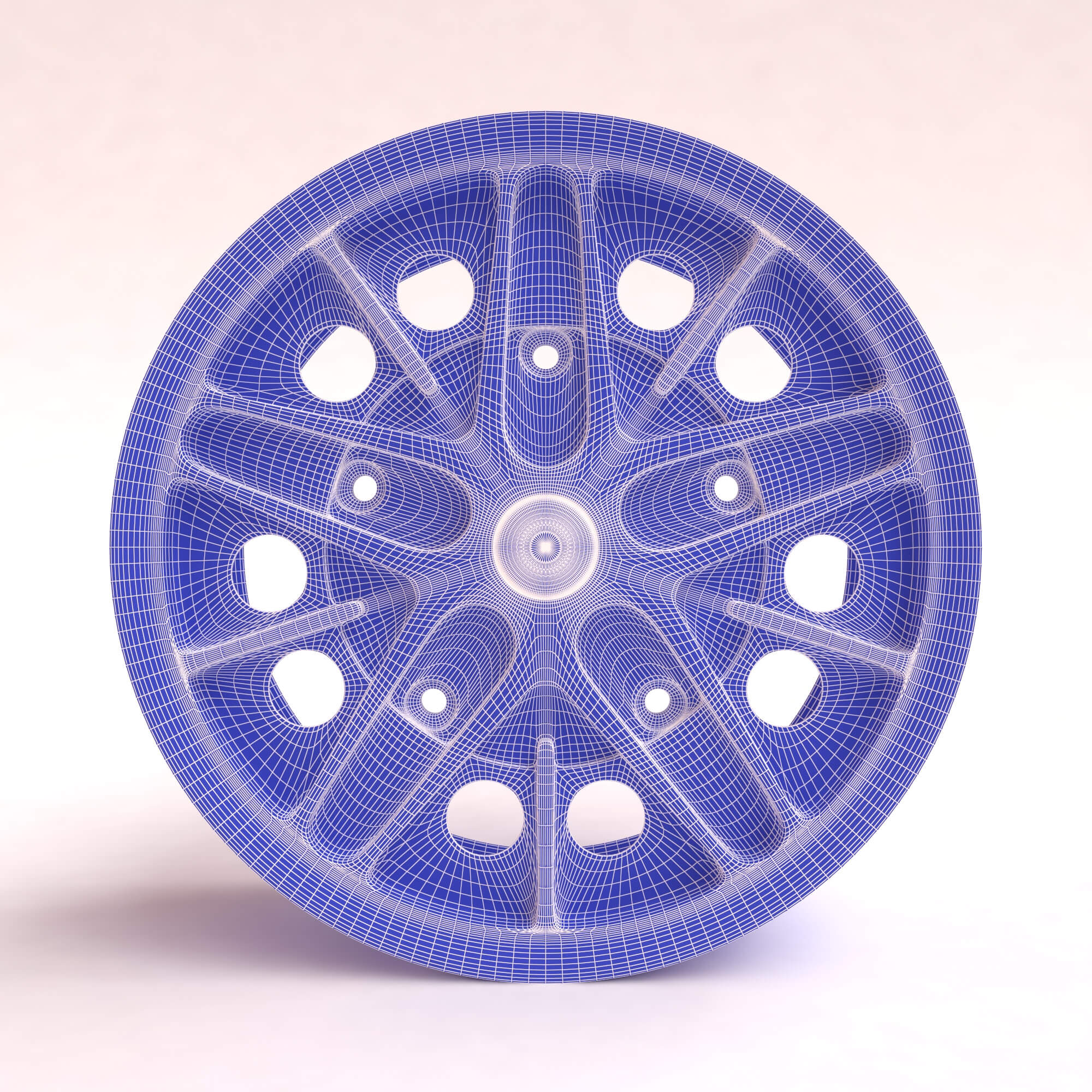 Vw Rim Dxf Empi Cosmic VW Rim Printable - 3D Model by bayazoff