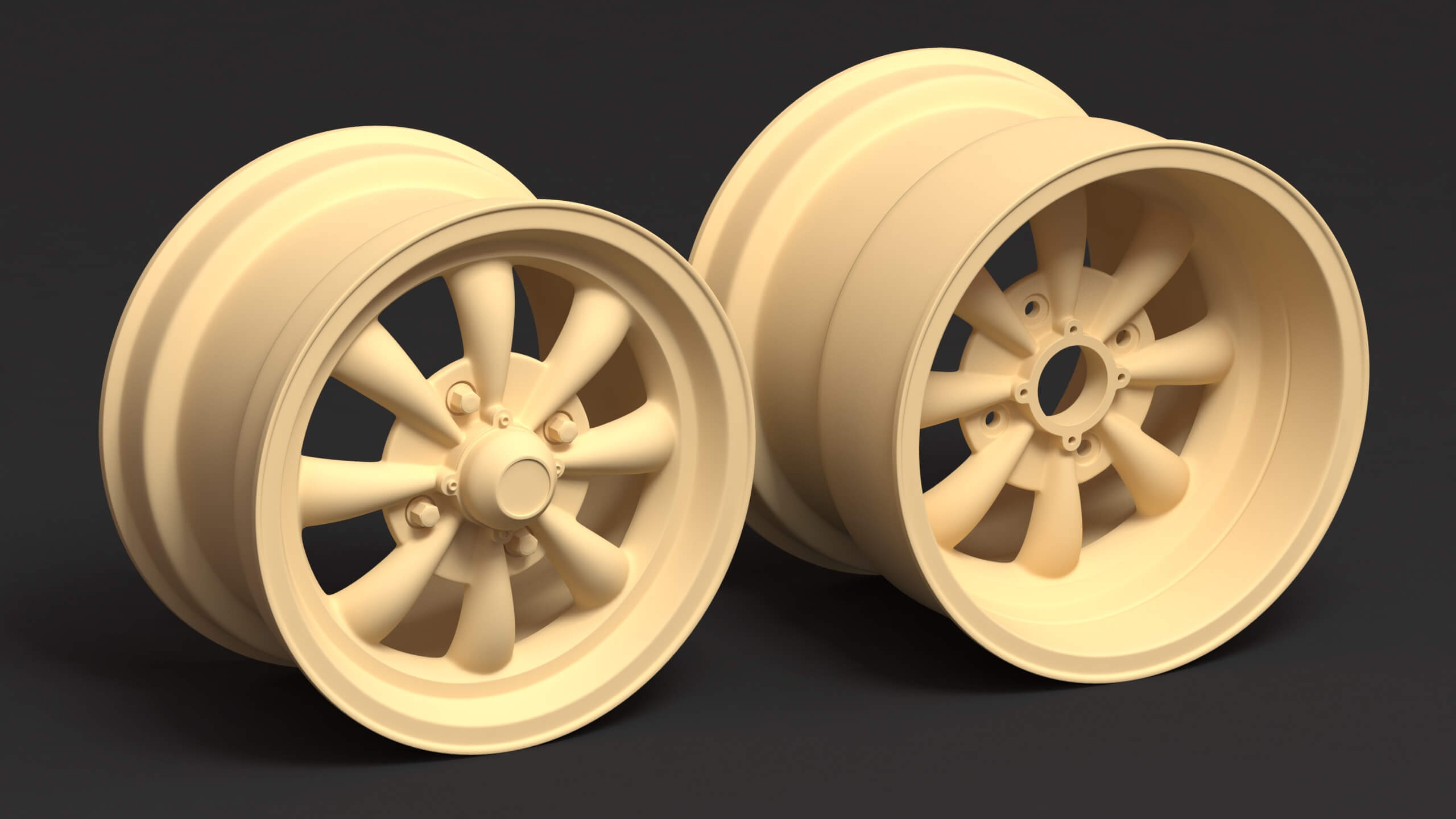 Empi GT 8 Spoke Rim - 3D Model by bayazoff