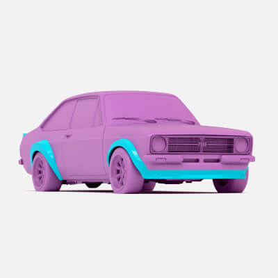Escort MK2 Monte Carlo Fenders Kit