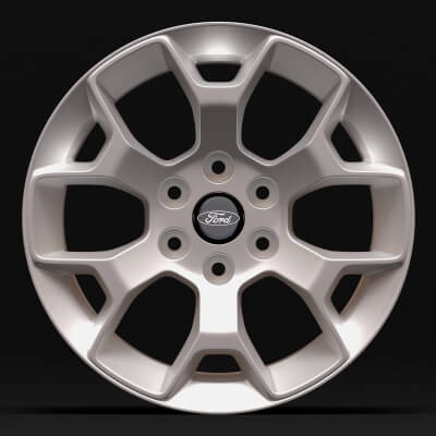 F-150 Silver Painted Wheel