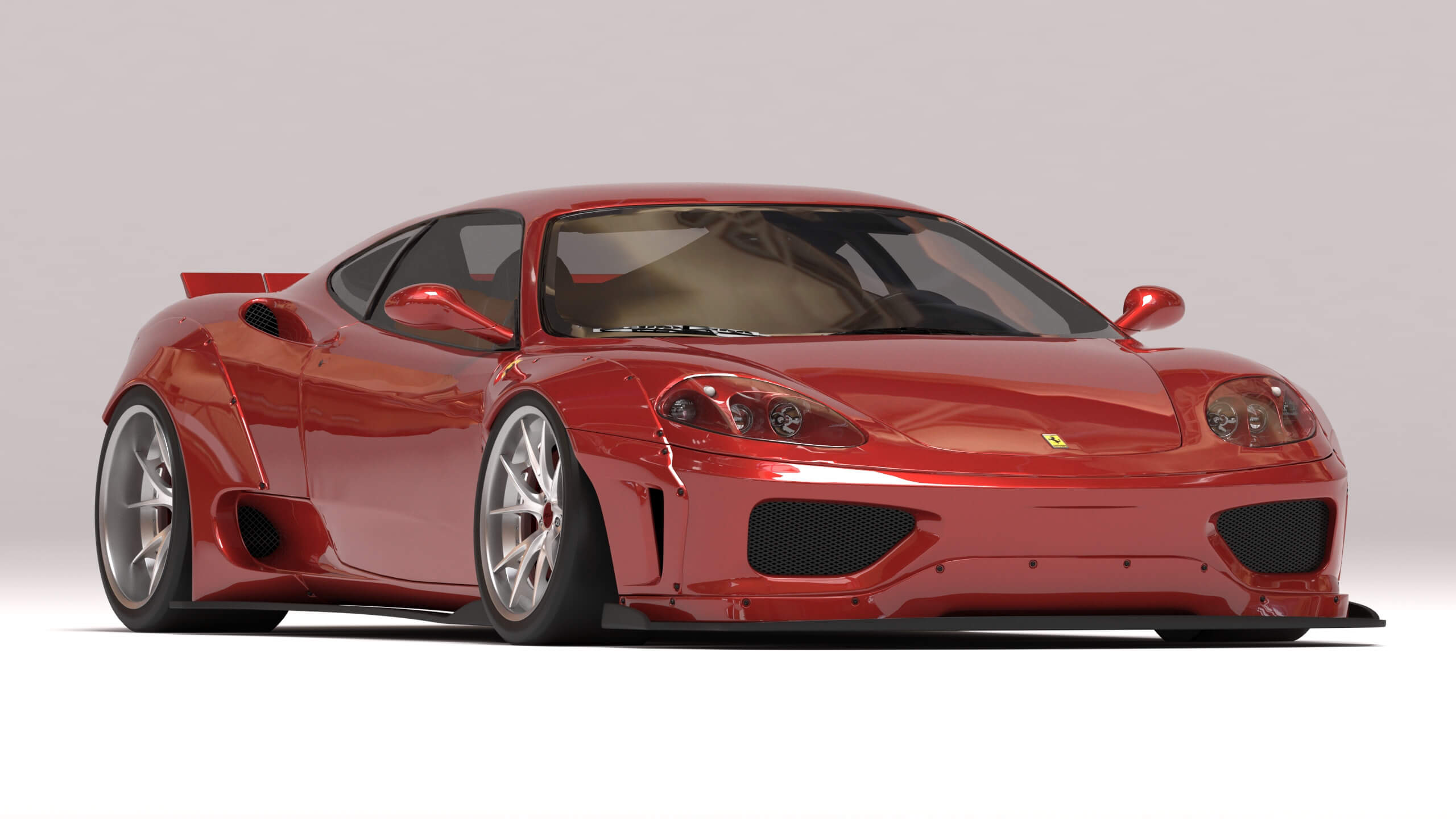 F360 Liberty Walk Wide Body Kit 3D Model by bayazoff