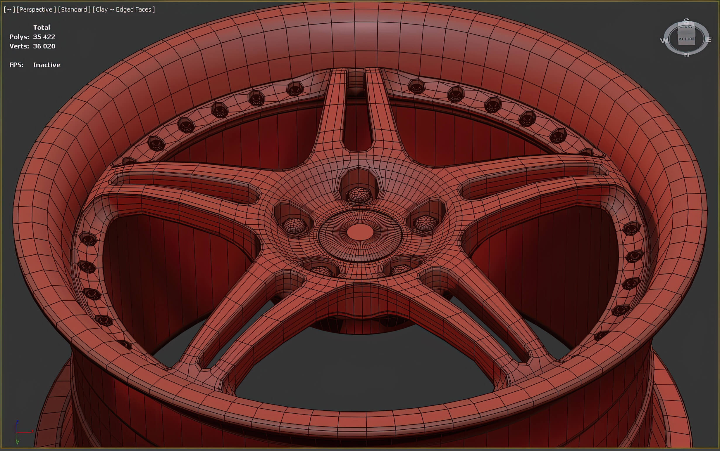HRE 547R Rim Printable - 3D Model by bayazoff