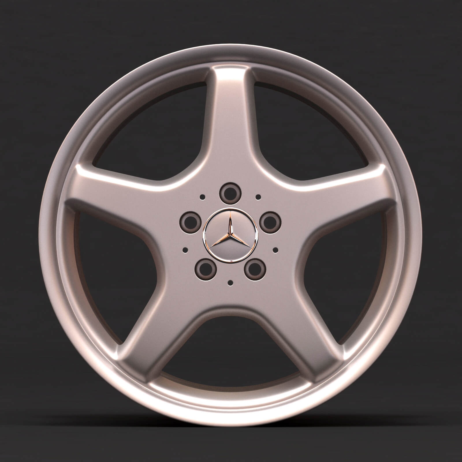 Mercedes-Benz AMG III Rim 3D Model by bayazoff