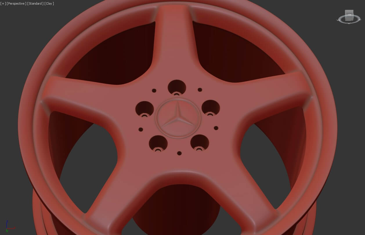 Mercedes-Benz AMG III Rim 3D Model by bayazoff