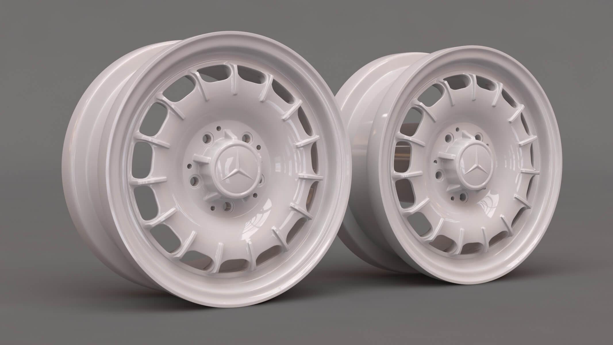 Mercedes Bundt Barock Rim Printable - 3D Model by bayazoff