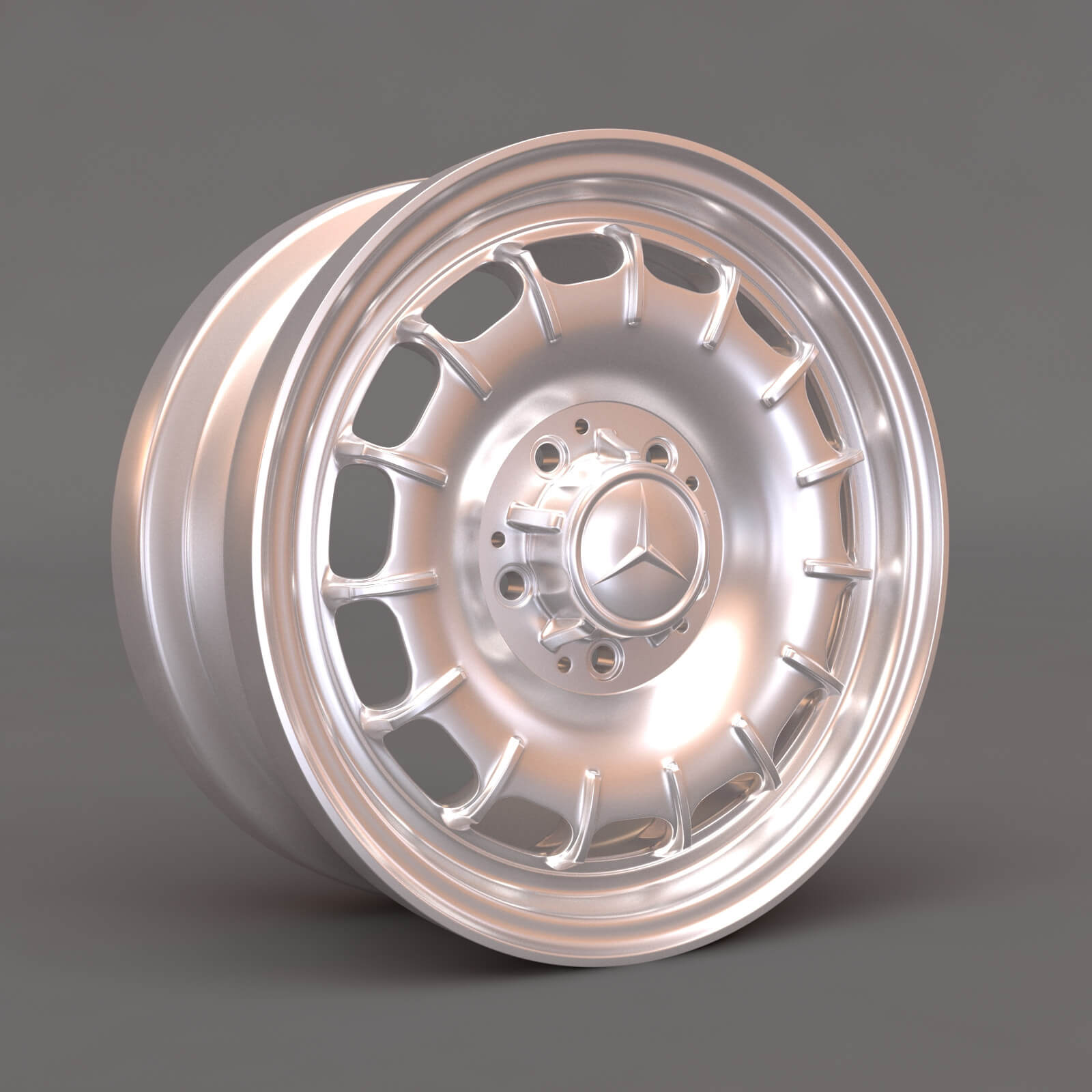Mercedes Bundt Barock Rim Printable - 3D Print Model by bayazoff