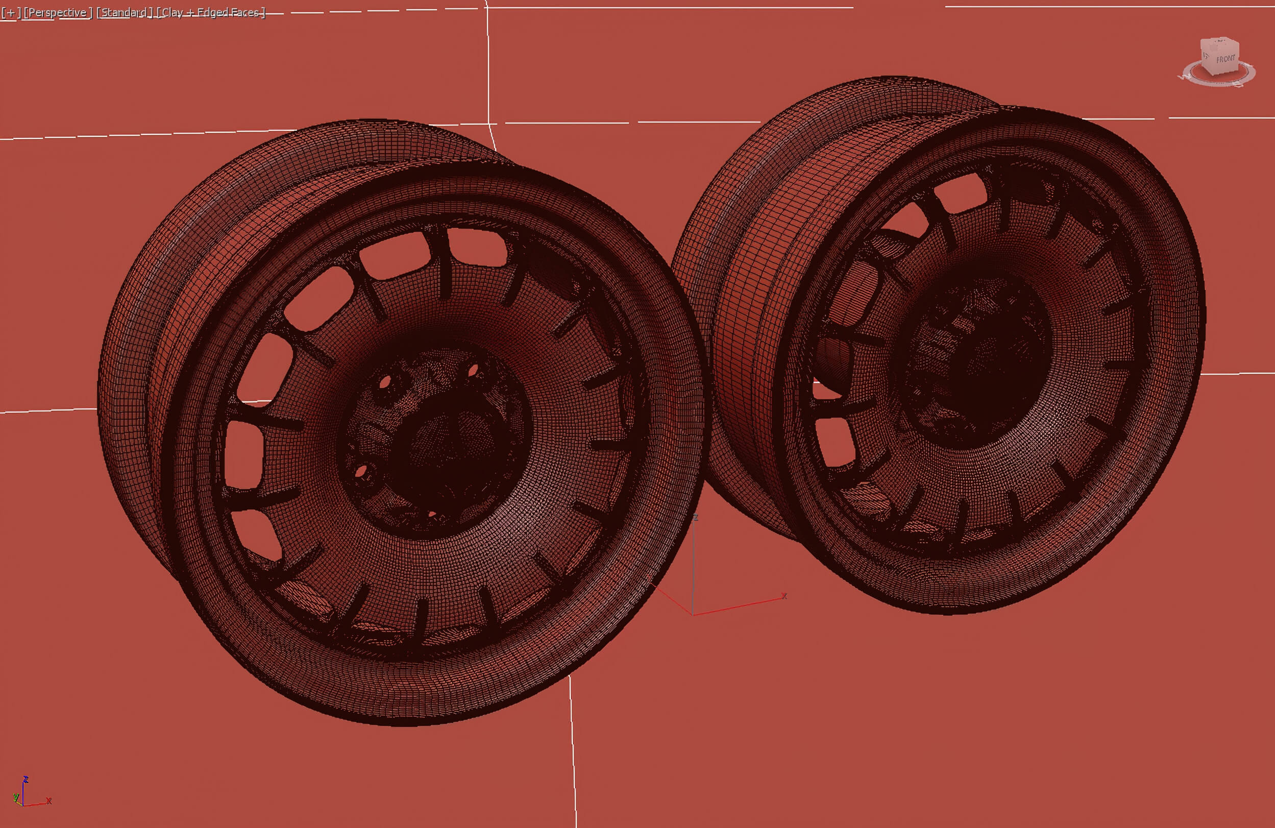 Mercedes Bundt Barock Rim Printable - 3D Print Model by bayazoff