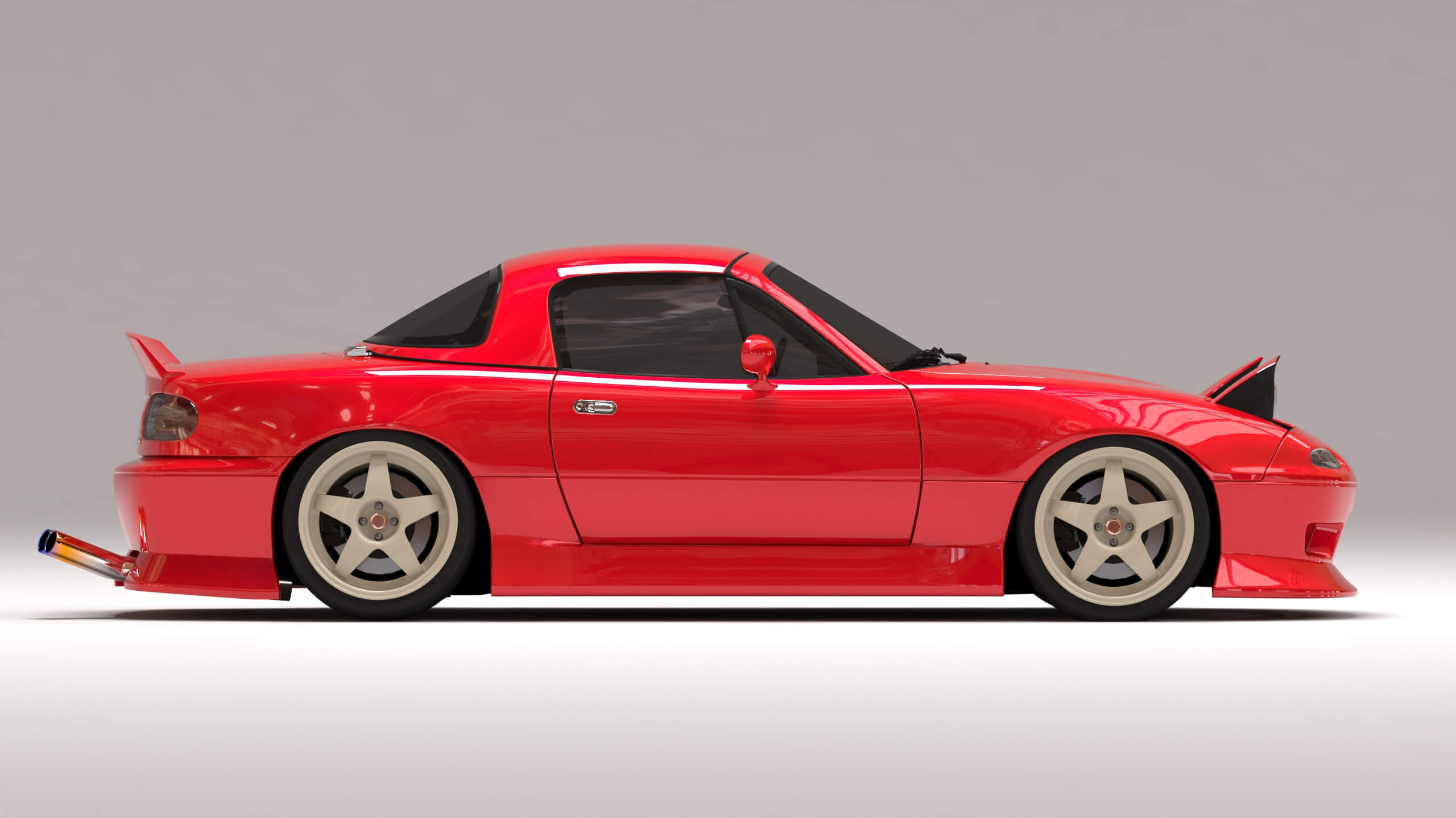 Miata KBD Body Kit 3D Print Model by bayazoff