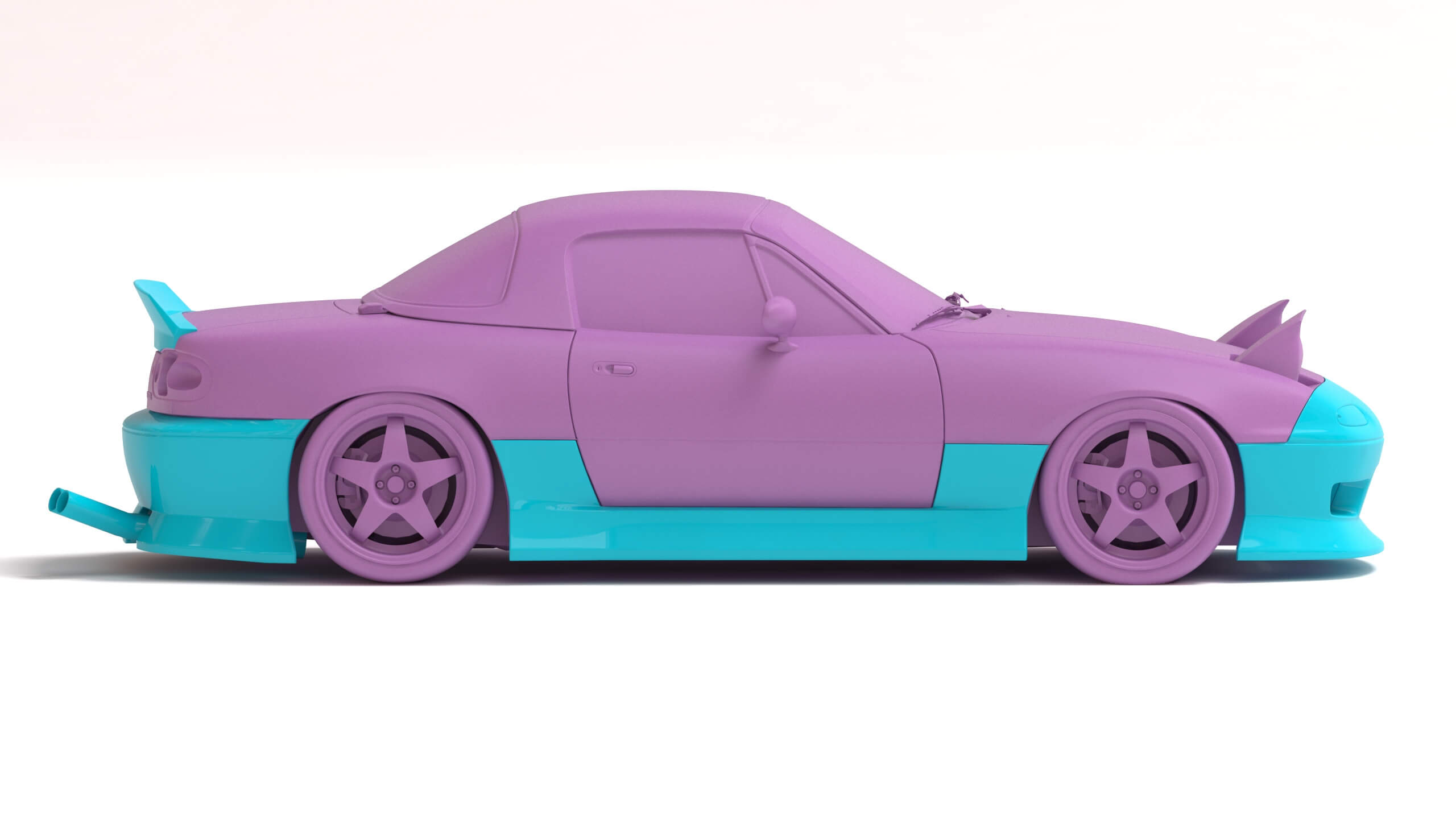 Miata KBD Body Kit 3D Model by bayazoff
