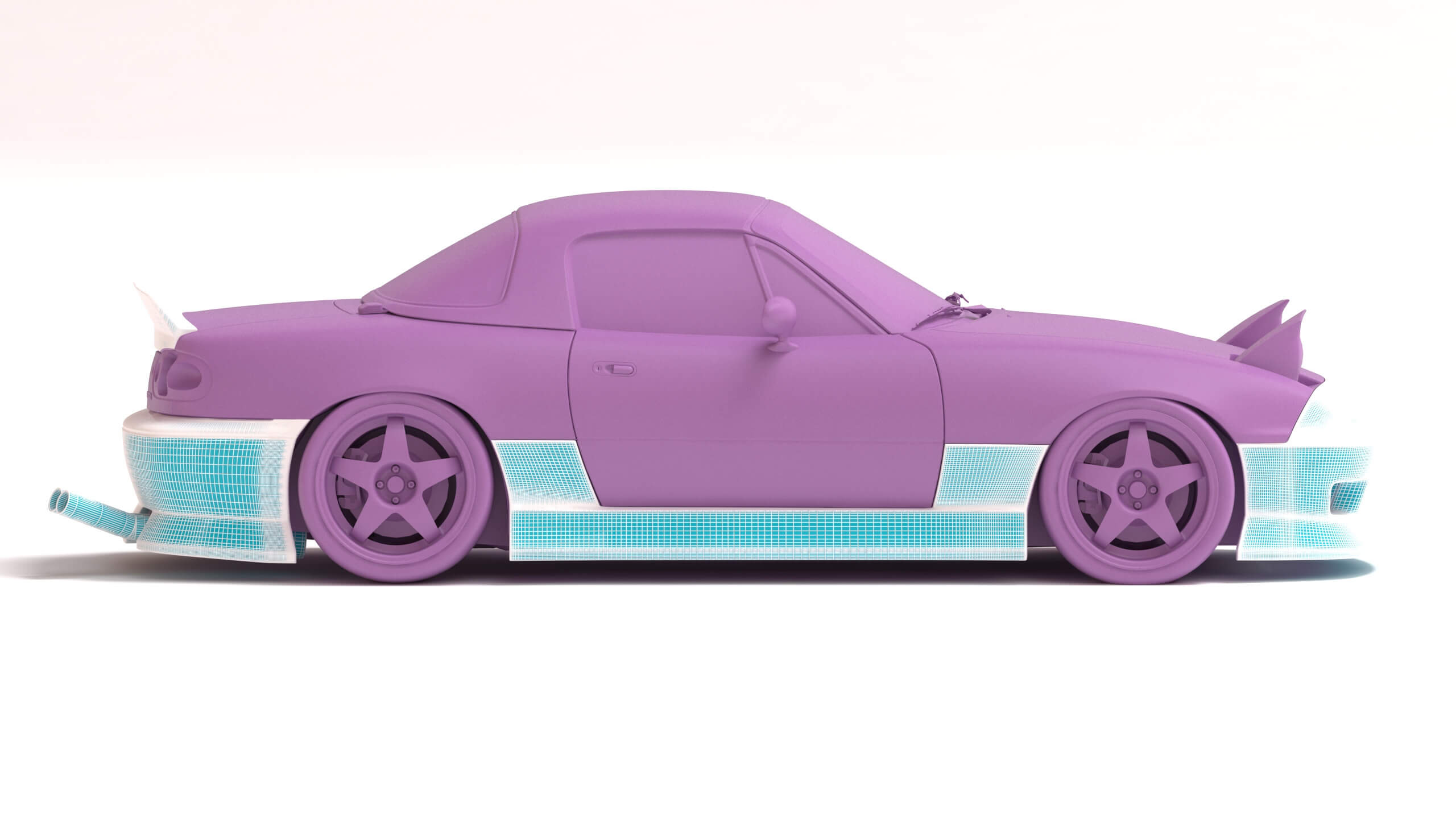 Miata KBD Body Kit 3D Model by bayazoff