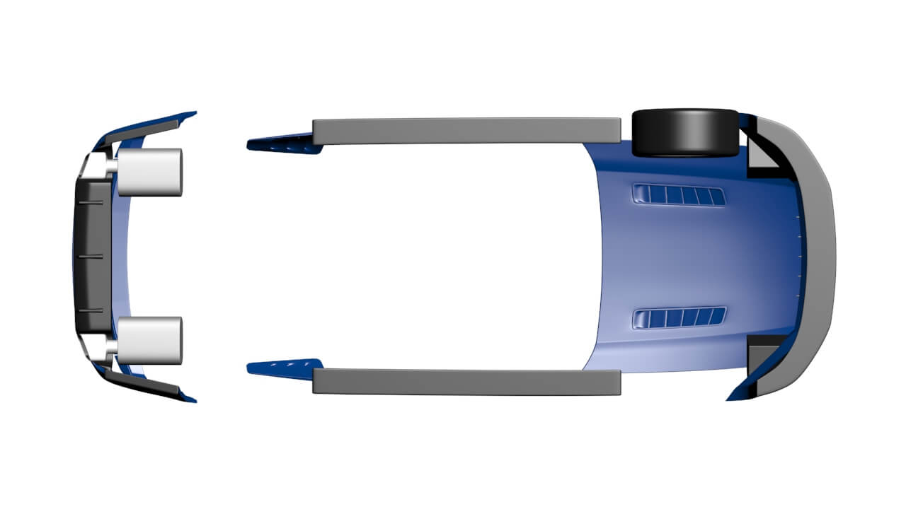 Mustang Roush RS3 2014 Body Kit - 3D Model by bayazoff