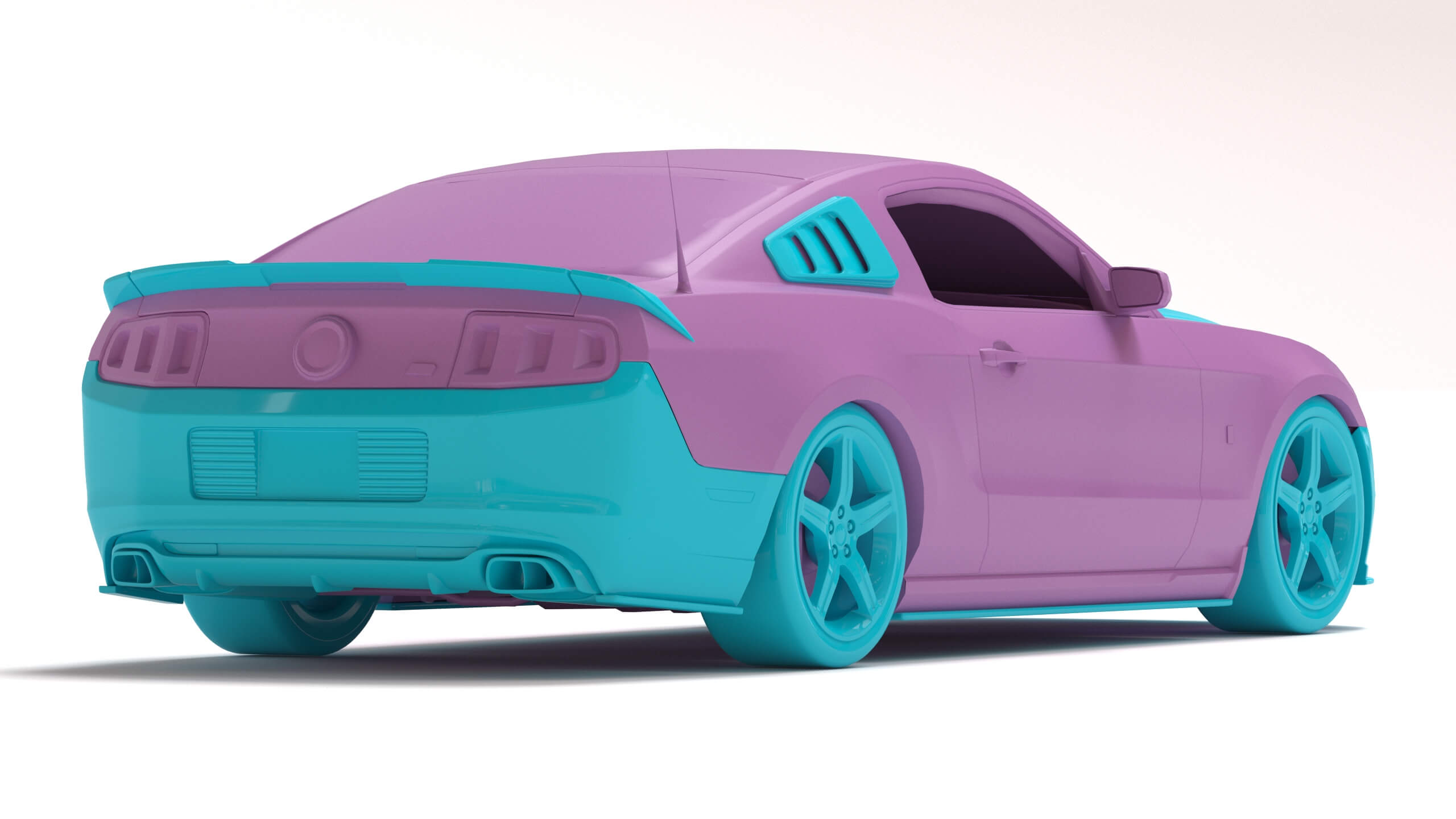 Mustang Roush RS3 2014 Body Kit - 3D Model by bayazoff