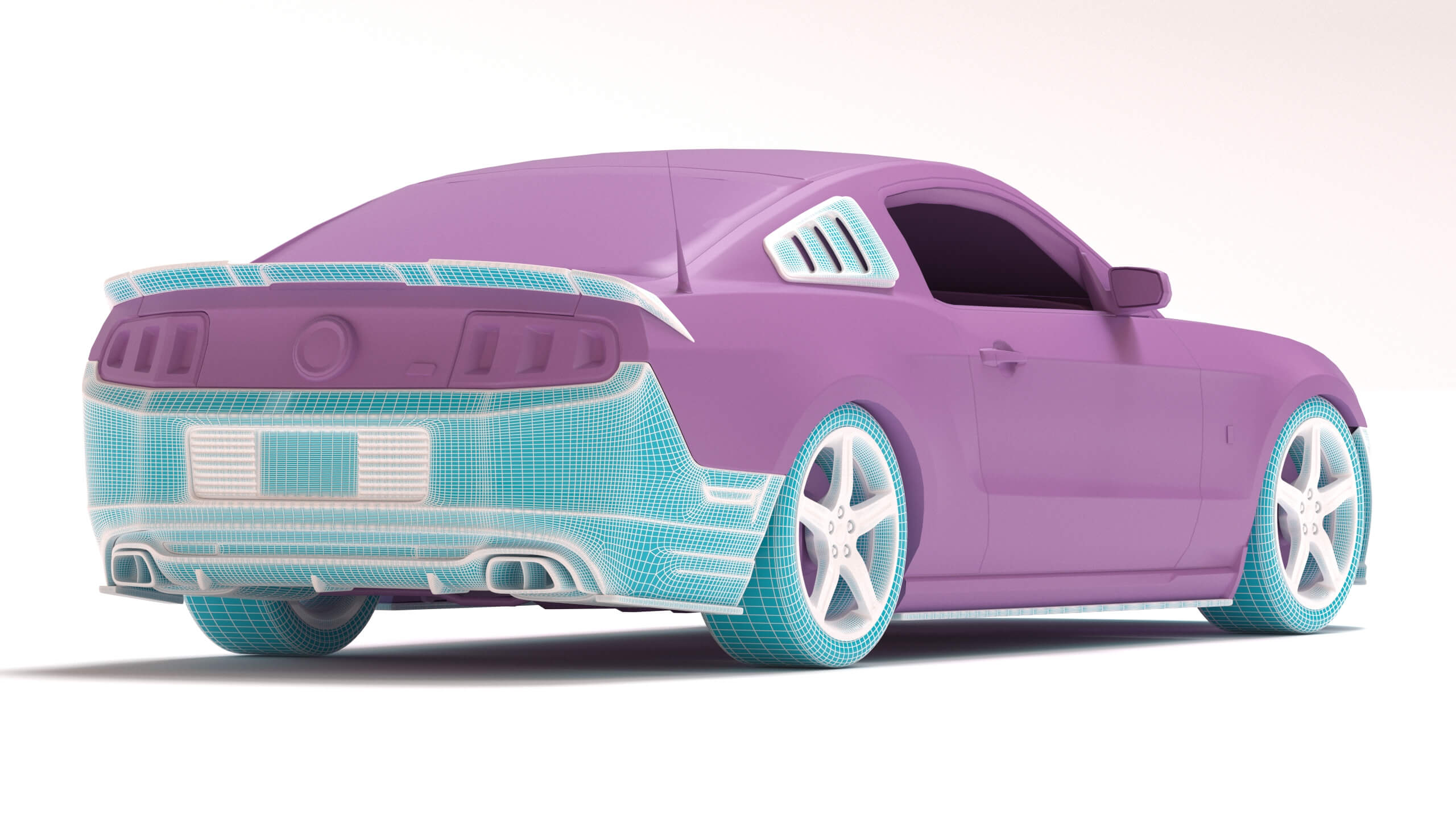 Mustang Roush RS3 2014 Body Kit - 3D Model by bayazoff